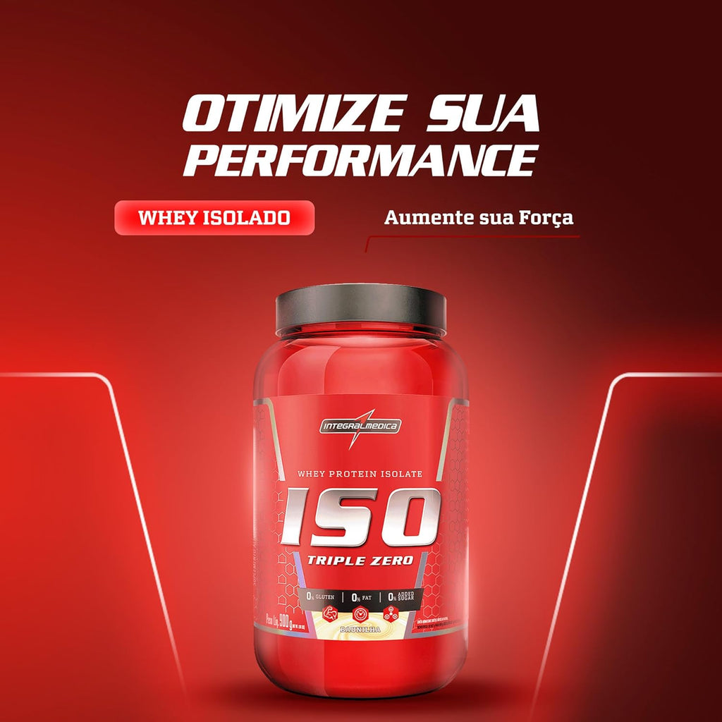 Whey Protein Isolado - Baunilha - 900g - Integralmédica