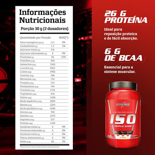 Whey Protein Isolado - Baunilha - 900g - Integralmédica